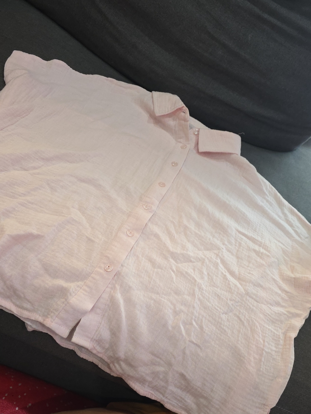 Men's Light Pink Button-Down Shirt